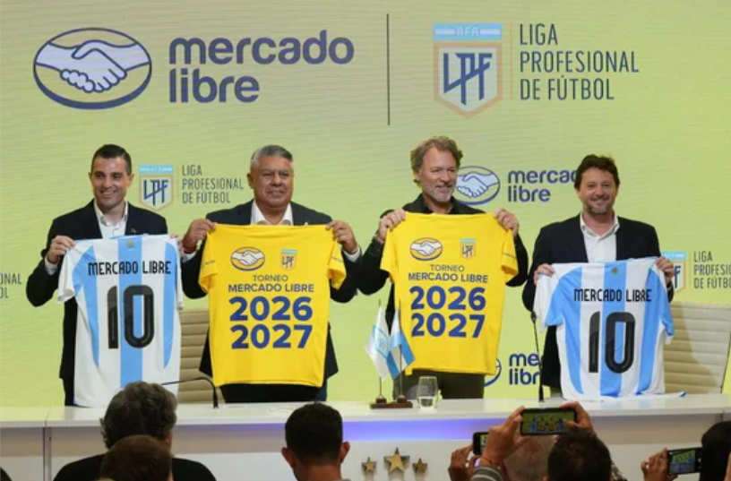 Mercado Libre se asocia a la AFA y dará nombre a la Liga&nbsp;Profesional