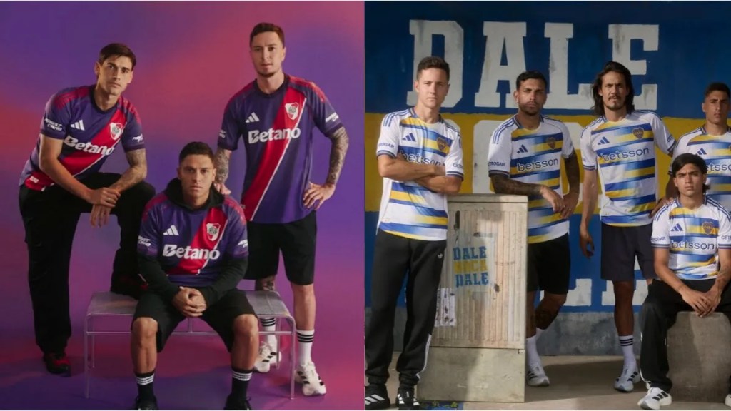 Diseños que dividen: Boca y River presentan sus nuevas&nbsp;camisetas