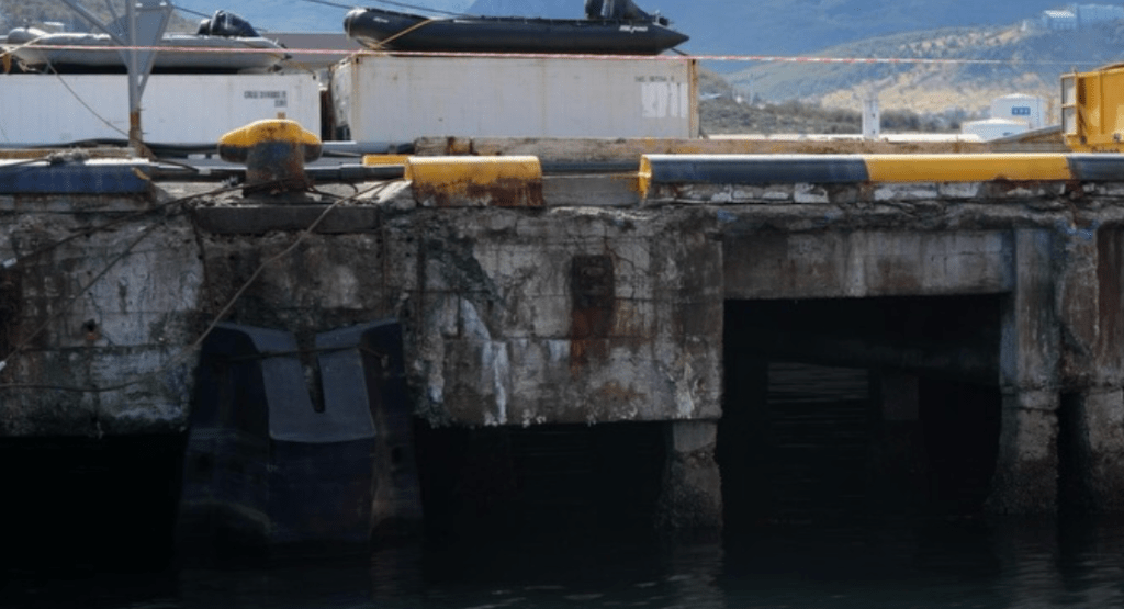 Detectaron graves fallas en un muelle de Ushuaia y fue cerrado por&nbsp;seguridad
